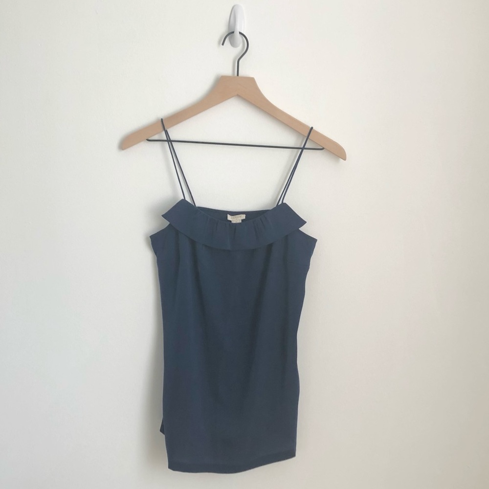 J. Crew Strappy Top With Ruffle